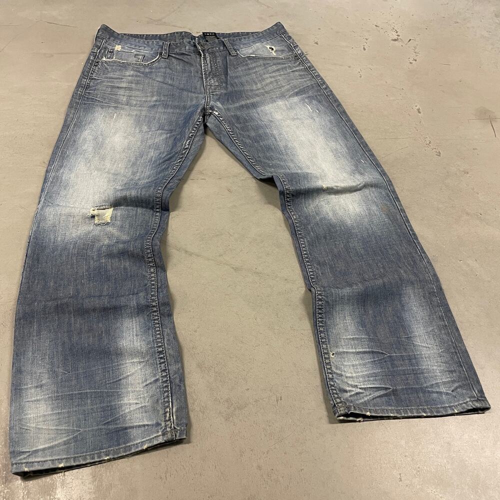 Y2K faded buffalo david bitton Jeans 36x30